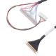 Horizontal Mating Type Micro-Coaxial Connector For Custom 40 Pin Lvds Cable Assembly With 0.5mm Pitch Lcd Lvds Cable