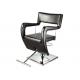 Sinple Style Hydraulic Salon Hair Styling Chairs Stainless Steel Footrest