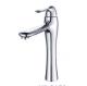 OEM Modern Metered Chrome Basin Tap Faucets , Single Hole Bathroom Faucet Mixer