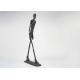 Life Size Yard Art Sculptures Modern Work Bronze Walking Man Sculpture By Giacometti