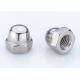 Threaded Hexagon Lock Nut Stainless Steel / Carbon Steel Made For Construction Industry