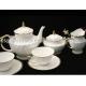 bone china15pcs decal gold rimmed tea set coffee set