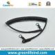 Heavy Duty Rubber Covered Wire Coiled Lanyard for Protecting Pistol