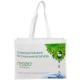 Green And White Polypropylene Tote Bags Durable Even Washed By Hand