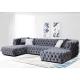 Modern Style Hot selling Living Room Furniture Velvet Couch Sofa L shaped tufted Sofa