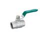 Female 1 / 2 Threaded Ball Valve SS Gas Water Chrome Plating Manual For Piping Connections