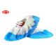 Disposable Waterproof Half Laminated CPE Shoe Cover 8g 8.5g