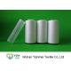 AAA Grade 30/2 Series Ring Spun Polyester Yarn , Raw White Yarn On Plastic Dyeing Tube