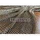 7mm And 12mm Stainless Steel Ring Mesh Curtain For Space Decoration