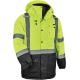 280GSM Polar Fleece High Visibility Safety Winter Jacket EN20471 EN1150