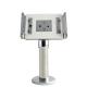 Stainless Steel Tablet Security Display Stand Ipad / Table PC Swivel Stand Holder