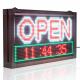 5000cd/m2 Programmable Scrolling LED Signs P10 OPEN For Shop Advertisement