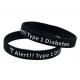 Size 202*12*2mm Custom Promotional Silicon Bracelet,Adjustable Silicon Wristband