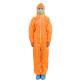 Orange Impervious Non Woven Coverall For Health Care Free Sample Available
