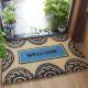 Nature Coco Fiber Printed Coir Entrance Matting , Welcome Home Doormat