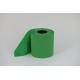 Solid green toilet tissue roll