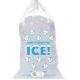 LDPE Drawstring Ice Cube Packing Bags PE Ice Block Plastic Bags