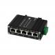 Mini Industrial 4-port 10/100TX 802.3at PoE + 1-Port 100TX Ethernet Switch