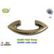 24*8.5cm size H034  Funeral Products For Metal zamak Coffin Handle By Electronic Plating Bronze Color