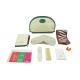 Nine Items Airplane Amenity Kits With Fashion Shell-Like Pouch Oxford Fabric Material