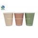 Biodegradable Disposable Eco Friendly Paper Cups Printed Paper Coffee Cups