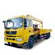 Hydraulic Telescopic Truck Mounted Crane 14 Ton 4 Sections Boom For Construction