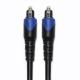 Blue&​Toslink Digital Cable OD4.0 Optic Fiber Cable Plated PVC Cope Round Connector For CD Player Soundbar