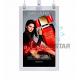 Double Sized Digital Advertising Screens 55 Inch OLED Wallpaper Hanging Retail Display