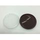 International Standard Glossy Finishing PE Lid , Transparent Plastic Container Covers