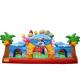 PVC Colorful Big Customized Lyons toys inflatable bouncer slide catale for kids