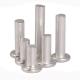 SUS304 / SUS316 Stainless Steel Flat Round Head Rivets Solid