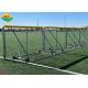 Sports Field 6m Height Gi Chain Link Fencing 1.8mm Wire Diameter