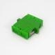 Green Duplex Apc SC Fiber Optic Adapter Single Mode For FTTH FTTB FTTX Network