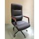 High Back Reclining Electroplated PU Office Staff Chairs