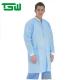 Polypropylene Large Size Disposable Nonwoven Lab Coat With Knitted Cuff