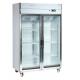 Double Doors 1200L Commercial Refrigerator Freezer With Sliding Door , No Frost