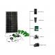 Cell Type Solar Powered Light Lithium Build-In Battery With Switch Emergency Rechargeable
