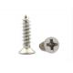 DIN7982 Stainless Steel Phillips Drive Flat Head Self Tapping Screws  Countersunk Head Pointed Screws