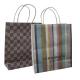 Customized fashion kraft paper shopping gift bag with paper twisted handle