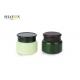 Recyclable PP Empty Cosmetic Jars Round Shape 50g Green Color Simple Design