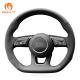 Soft Suede Steering Wheel Cover for Audi A1 A3 8V A4 A5 Avant RS3 RS5 S3 S4 S5 2016-2016