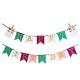 Plastic Pink Pennant String Flags , DIY Colorful Pennant Banner For Sporting Events
