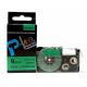 Custom XR - 9GN Black On Green CASIO EZ Label Tape Cartridge 6mm For Restaurant