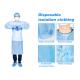 Waterproof Disposable Surgical Gown , Disposable PE PP Non Woven Surgical Apron