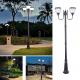 Waterproof Ip65 Landscape Solar Street Lighting Garden Pole Lamp Outdoor