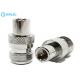 Nickel Plated RF Antenna Connector For Phone Booster N Jack Female To FME Male Plug Type