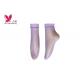 Fashion Women'S Colored Ankle Socks With Shiny Floral Lace New Design