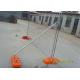 Temporary Security Fencing / Construction Fence Panels Corrosion Resistance
