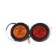 3 Diodes 2inch Round LED Trailer Tail Lights For Truck Camper