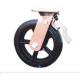 6 Inch Heavy Duty PU Caster Wheels With Double Brake
